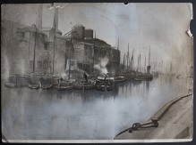 Keels in the Old Harbour late 19th Century