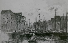The Old Harbour looking south from Salthouse Lane Bridge 1885